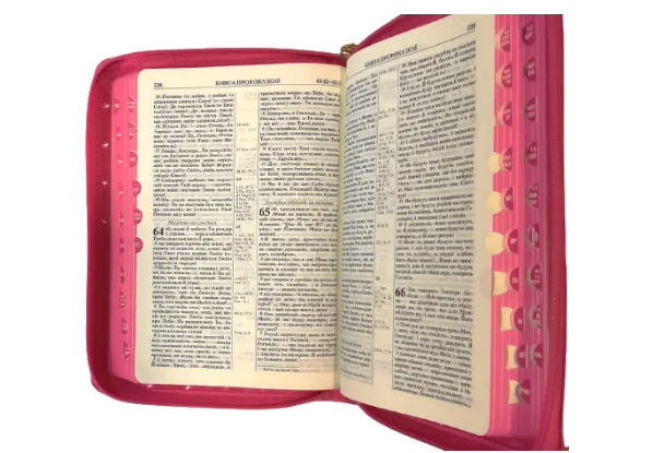 Біблія 045ztig 3D Метелик рожева  (10458)