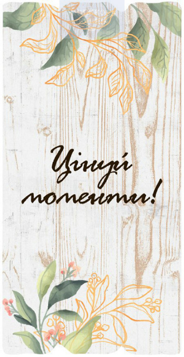 Табличка декоративна ЦІНУЙ МОМЕНТИ!