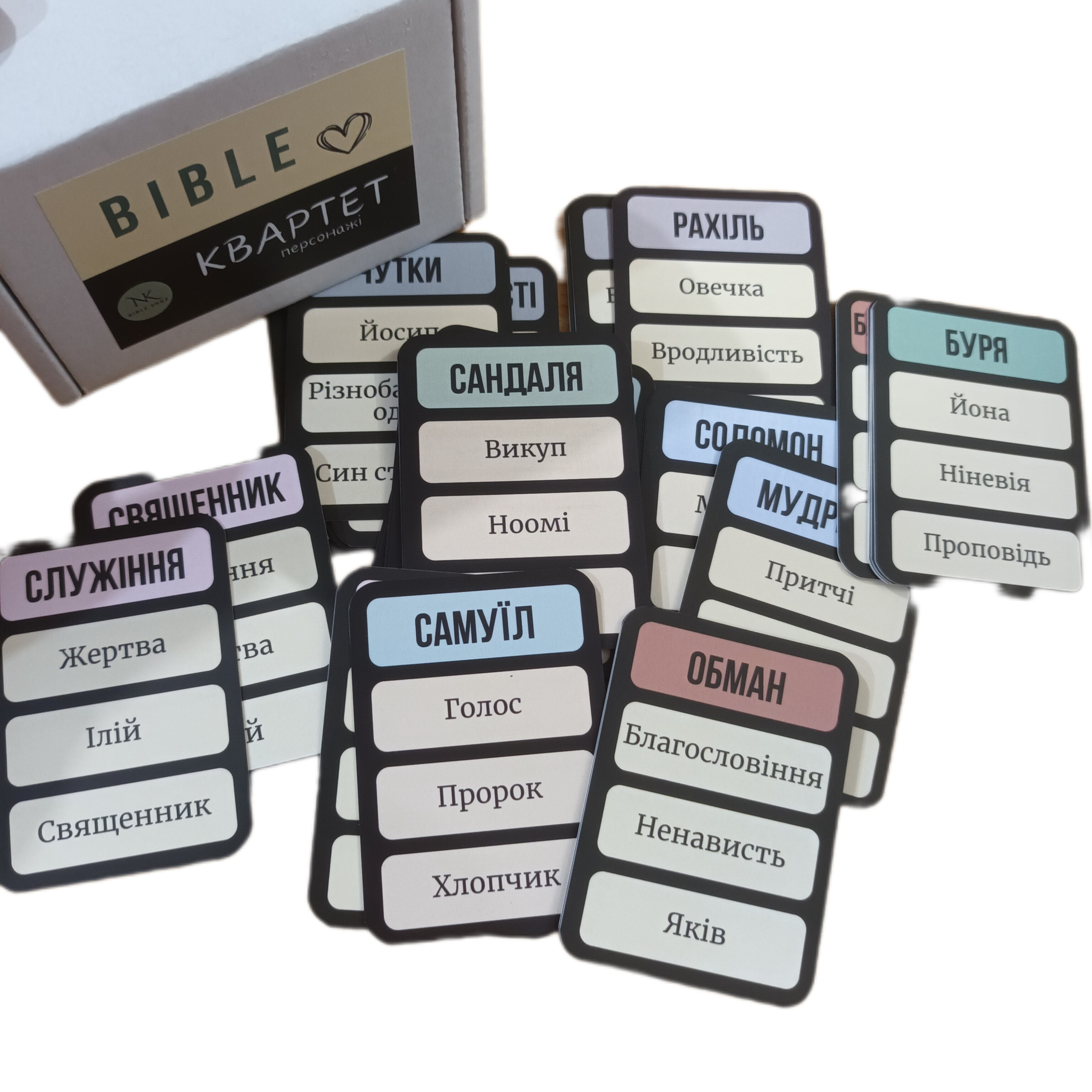 Біблійна гра КВАРТЕТ ПЕРСОНАЖІ